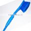 water flow through plastic soft bristle car wash brush