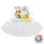 Baby Dresses Tutu Design Flower Girl White Tulle Dress Kids Girl Summer Party Evening Frock Dress