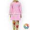 Baby Girl Spring Clothes Set Pink Long Sleeve Bulk Cheap Wholesale Ruffle Clothing
