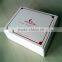 2015 Newest Boxes Strong Corrugated Shipping Boxes With Handle ,White Mailing Boxes For Man's Suit Gift Packing