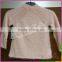High quality new design white hand knitted embroidered sweater pullover for little girl