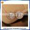 925 sterling silver high polished plated heart earrings