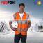 high visibility reflective safety vest with custom logo in stocks