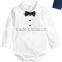 2015 Latest Long Sleeve Bow Black/White Cotton Baby Rompers