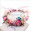 Queen Head Decoration Garland Rose Flower Girls Hair band Bride Wedding Crown