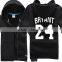 Zipper Up Hoodie Cotton Sweatshirt with Printing Logo