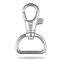 Manufacturers Selling Zinc Alloy Dog Buckle, Jewelry Accessories/ Luggage Accessories/car Key Chain