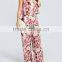 Floral Print Frill Top Strappy Women Jumpsuit for Women