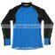 Half Zipper Blue&Black Half Zipper Unlined Upper Garment Men's Running T Shirt
