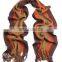 2015 China design beautiful fashion knitted stirped warp knitted scarf brushed