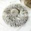 New style hot sale ladies rabbit fur weaving beret hats