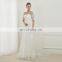 EBX-145A Suble Sweetheart lace sequins Short sleeve long tail tulle wedding dress