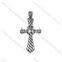 2017 ruby popular wholesale stainless steel crucifix catholic cross pendant