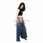 NAPAT Hippie Ethnic Loose Pants Like Skirt Wide leg Skirt Trouser