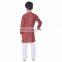Soundarya traditional printed cotton printed kurta pajama set for boys