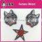 handmade embroidery iron on fabric badges patch