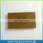custom microfiber suede Material jeans leather label design