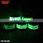 Custom logo fabric band LED lighting slap band wide slap bracelet party
