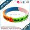 Mix colors silicon wristband bracelet manufacturer
