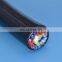 Flexible Stranded Copper 4 cores black PUR manipulator Cable