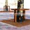 Casual dots pattern corten steel metal tree guard on square