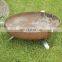 Corten Steel Round fire pit 80cm Bowl Dish Burner