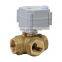 Waterproof brass valve L flow CWX-25S DN8 1/4"NPT 3 way electric valve CR03 DC9-24V