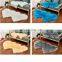 Imitate sheep fur plate long hair thick handmade throw blankets faux fur rug/plate