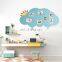 felt cloud for wall sticker decoration