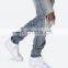 DiZNEW Custom 100% cotton  jeans trousers men's jeans pants crush jeans