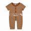 toddler  Boy knitted  Romper Stripe Bodysuit Pajama