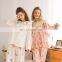 High quality long sleeve for women cotton korean pajamas