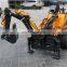 Hysoon mini skid steer loader with pallet fork