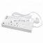 FRANKEVER iPhone Android Smartphone Control 6AC Electric Outlets WiFi Smart White Power Strip With 4 USB Charging Ports