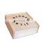 Reusable wooden pie cake dessert box bread storage box