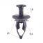 Free sample 2% discount price on car plastic fastener car clip nylon POM