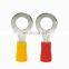 100Pcs Rv2-6 Ring Insulated Terminal Block Cable Wire Connector Electrical Crimp Terminal Block Connector