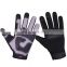 HANDLANDY Synthetic Leather Padded Palm Camping Repair Mechanic Work Mechanical Vibration Resistant Hand Glove