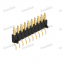 Dnenlink 2.54mm PogoPin Male Header H4.0mm Single Row Right Angle SMT With Peg