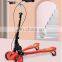 Hot Sale Children's Breaststroke Scooter 3-12 Years Old 50kg bearing Four-Wheel Flash Scissor Music One-click Folding Scooter