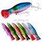 New 6-color new Popalua 13CM/43G plastic hard lure popper bait
