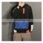 Wholesale custom men's new sports jacket windbreaker loose half zipper jacket casual stand collar pullover jacket