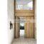 Security residential exterior steel entrance pivot solid wood front entry door