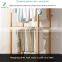 Solid wood clothes and hats rack simple modern floor bedroom shelf multi-functional household hanger cabinet