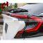 CH Black Rear Bumper Reflector Lights Waterproof ABS Plastic Rear Tail Lamp Car Bus Rear Bumper Lights For Toyota CHR 2018-2020
