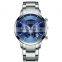 BIDEN 0029 Men Japan Quartz Stainless Steel Band Auto Date