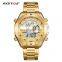 RISTOS 9369 Men Fashion Analog Quartz Digital Watch Business Stainless Steel Bands Charm Mens Formal Watches
