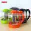 tea maker , Tea brewer ,glass tea maker,auto-open lid with different color to choose