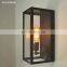 Hot Sale Products Garden Wall Light Simple Square Vintage Industrial IP65 Waterproof Wall Lamp