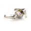 Frameless door handle stainless steel sliding glass door key lock for office
